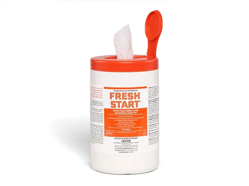 Bro-Tex Fresh Start Disinfecting Wet Wipes, 160 per Unit, Crate 6 Units, 27160