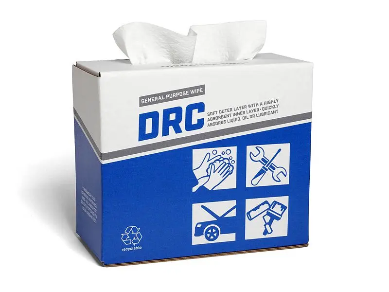 Bro-Tex Heavy DRC Dispenser Box, Off-White, 9"x17", 100 per Unit, Case 9 Units, 41327