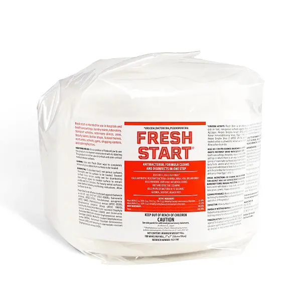 Bro-Tex Heavy Fresh Start Disinfecting Wet Wipes, 700 per Unit, Case 2 Units, 27700