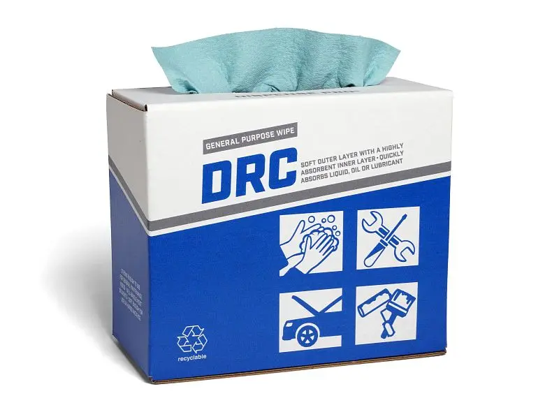 Bro-Tex Precision Heavy DRC Blue Dispenser Box, 9"x17", 100 per Unit, Case 6 Units, 44370