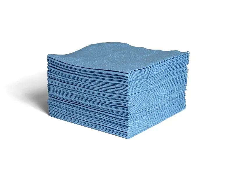 Bro-Tex Spunlace 1/4 Fold, Cobalt Embossed 12" x 13", 500 count, 63285