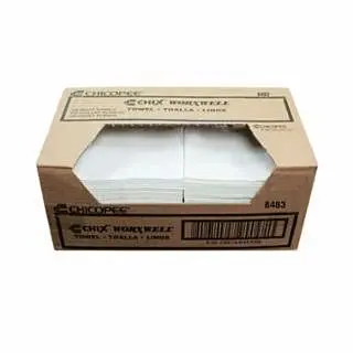 Chix Multipurpose Towel, Cloth, 13 x 15, Ivory, 300/Case, CHI8483