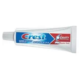 Crest Fluoride Toothpaste, Personal Size, 0.85 oz Tube, 00340