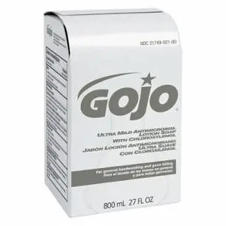 GOJO 800-ml Bag--Box Refill, Gold & Kleen, Floral, 12 per Carton, 1 Carton, 9127-12