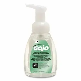 GOJO Green Certified Foam Hand Cleaner, 7.5 fl oz, Pump Bottle, 6 per Case, 6 per Case, 5715-06