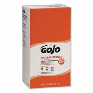 GOJO Natural Orange™ Pumice Hand Cleaner, Citrus, Bag--Box, 5,000 ml, 2 per Case, 7556-02