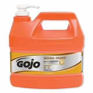 GOJO NATURAL* ORANGE™ Smooth Hand Cleaner, 1 gallon, Pump Bottle, 4 Bottles per Crate, 0945-04