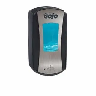 GOJO Professional-Grade LTX™ Touch-Free Soap Dispenser, 1200 ml Refill Size, Black/Chrome, LTX-12™, 4 per Case, 1919-04