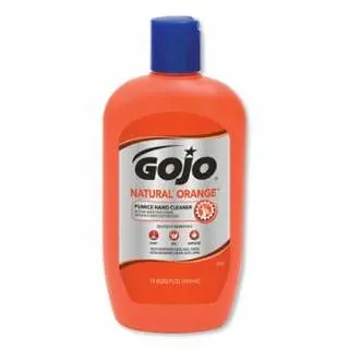 GOJO Raw Bright Orange Pumice Hand Cleaners, Citrus, Squeeze Bottle, 14 oz, 12 per Case, 0957-12