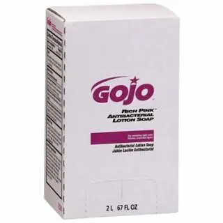 GOJO RICH PINK™ Antibacterial Lotion Soap, Citrus, Pouch--Box, 2,000 ml, 4 per case, 7220-04