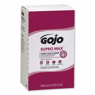 GOJO Strong SUPRO MAX™ Cherry Hand Cleaner, PRO™ TDX™, Cherry, Bag--Box, 2,000 ml, 4 per case, 7282-04