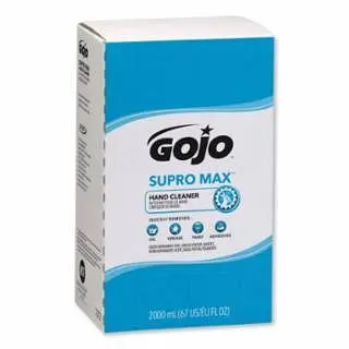 GOJO SUPRO MAX™ Heavy-Duty Hand Cleaner, 2000 ml, Film Bag Dispensing Control Valve, Refill PRO™ TDX™ Dispenser, 4 p...