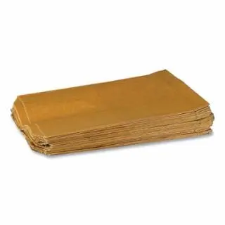 HOSPECO Waxed Paper Liner, 3 L, 7.5 W, Espresso, Quantity: 500 pieces, 260SANBAG