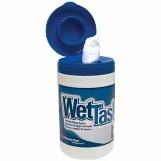 Kimberly-Clark Kimtech Prep Wipes Wetassignment Wiping System, White, 12 W x 6 L, 55 Sheets Per Roll, 12 Rolls Per Full Ca...