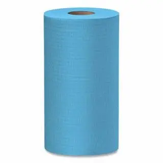 Kimberly-Clark Optimized X60 Cloth Wiper, Cobalt, 19.6 W x 13.4 L, Small Roll, 130 Sheets Per Roll, 6 Rolls Per Case, 35431