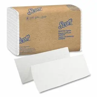 Kimberly-Clark Scott Essential Recycled Fiber Multi-Fold Paper Towels, Off-White, 9.2 W x 9.4 L, 4000 Sheets Per Case, 1807