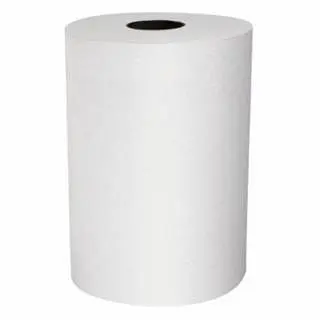 Kimberly-Clark Scott Slimroll Hard Roll Towels, Absorbency Pockets, 8" x 580Ft, White, 6 Pieces, 12388