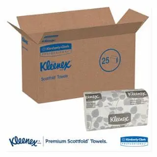 Kimberly-Clark Scottfold Paper Towels, 7 4/5 x 12 2/5, White, 25 Pieces, 13253