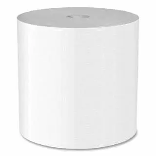 Kimberly-Clark Unique L40 Towel, Bright White, 10 W x 12.2 L, Roll, 1 Ply, 2 Rolls Per Case, 05796