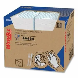 Kimberly-Clark Versatile Wypall X70 Fs Towel Blue/Blue Stripe 1/300, Single piece per pack, 05927