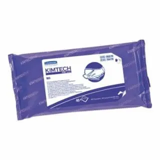 Kimberly-Clark Weather-Resistant Kimtech Pure* W4 Pre-Saturated Wiper, White, 9 W x 11 L, 10 Pieces, 06070