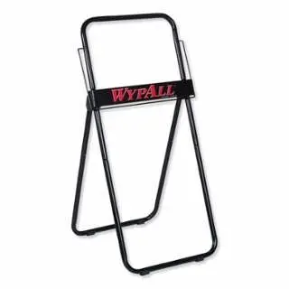 Kimberly-Clark Wypall Jumbo Wiper Dispenser, FlOOR, Metal, Onyx, Single piece per pack, 80596