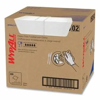 Kimberly-Clark Wypall X70 Fs Towel White/Blue Stripe 1/300, Single piece per pack, 05925