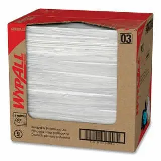 Kimberly-Clark X60 Cloth Wiper, Off-White, 12.5 W x 16.8 L, Flat Sheet, 150 Sheets Per Box, 34900