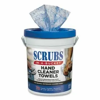 SCRUBS Hand Cleaner Towels, Citrus, 72/Pal, 6 Pals/Case, 42272