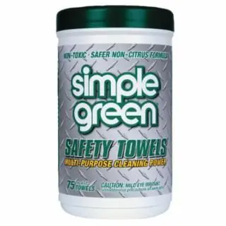 Effortless All-Purpose Green Securety Towels, White, 10 W x 12 L, 75 per Canister, Quantity: 6 Pails, 3810000613351 Simple...