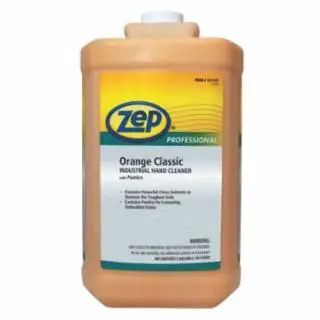 Zep Safety Orange Timeless Industrial Hand Cleaner Pumice, Orange, Bottle, 1 Gal, Quantity: 4 pieces, 1046475
