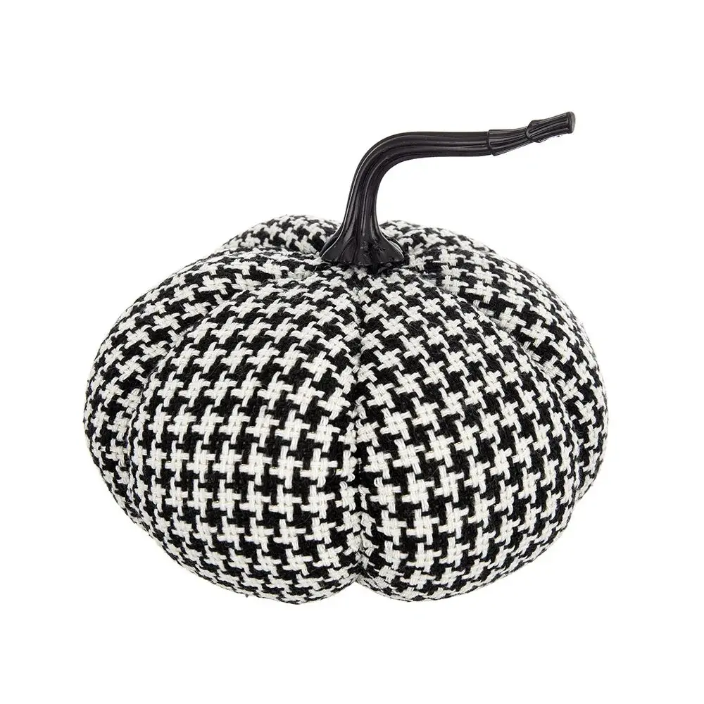 Pumpkin Decor, Holiday Halloween Decoration - Black / Pearl