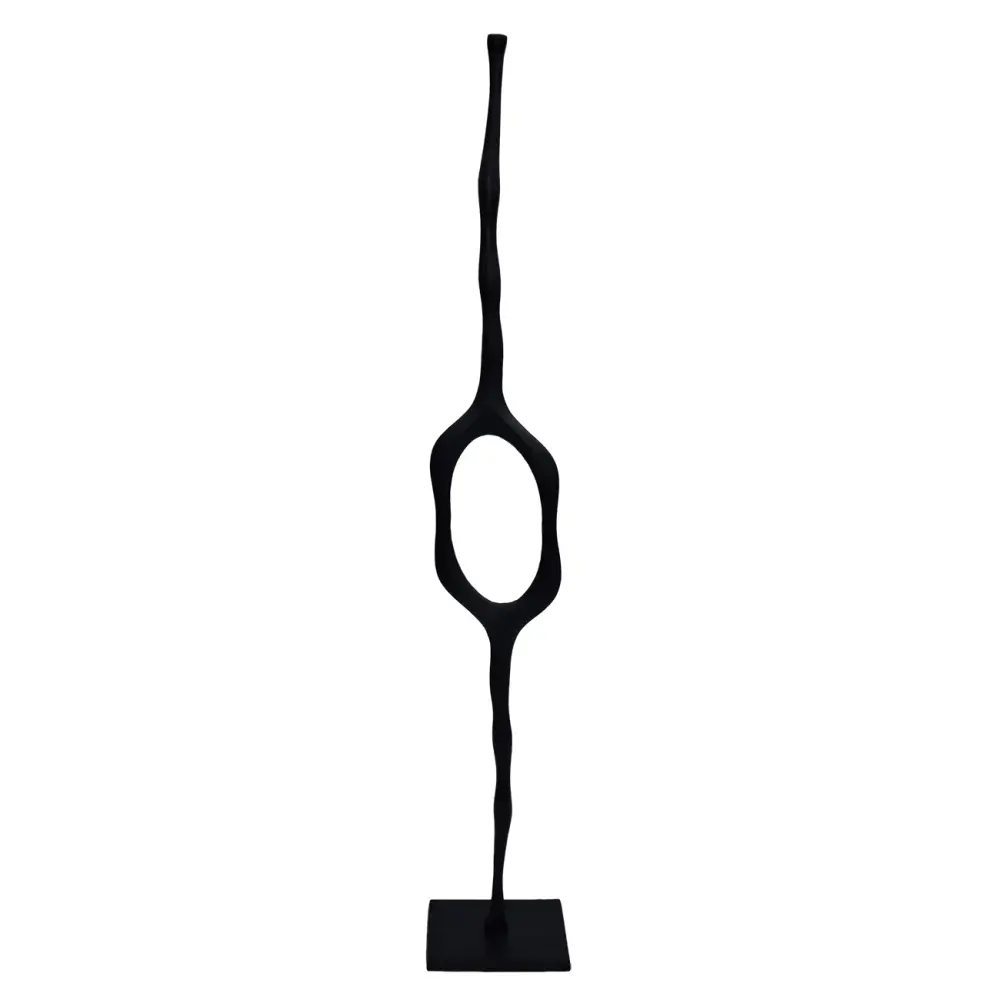 Woodbridge Aluminium Abstract Sculpture - Jet-black