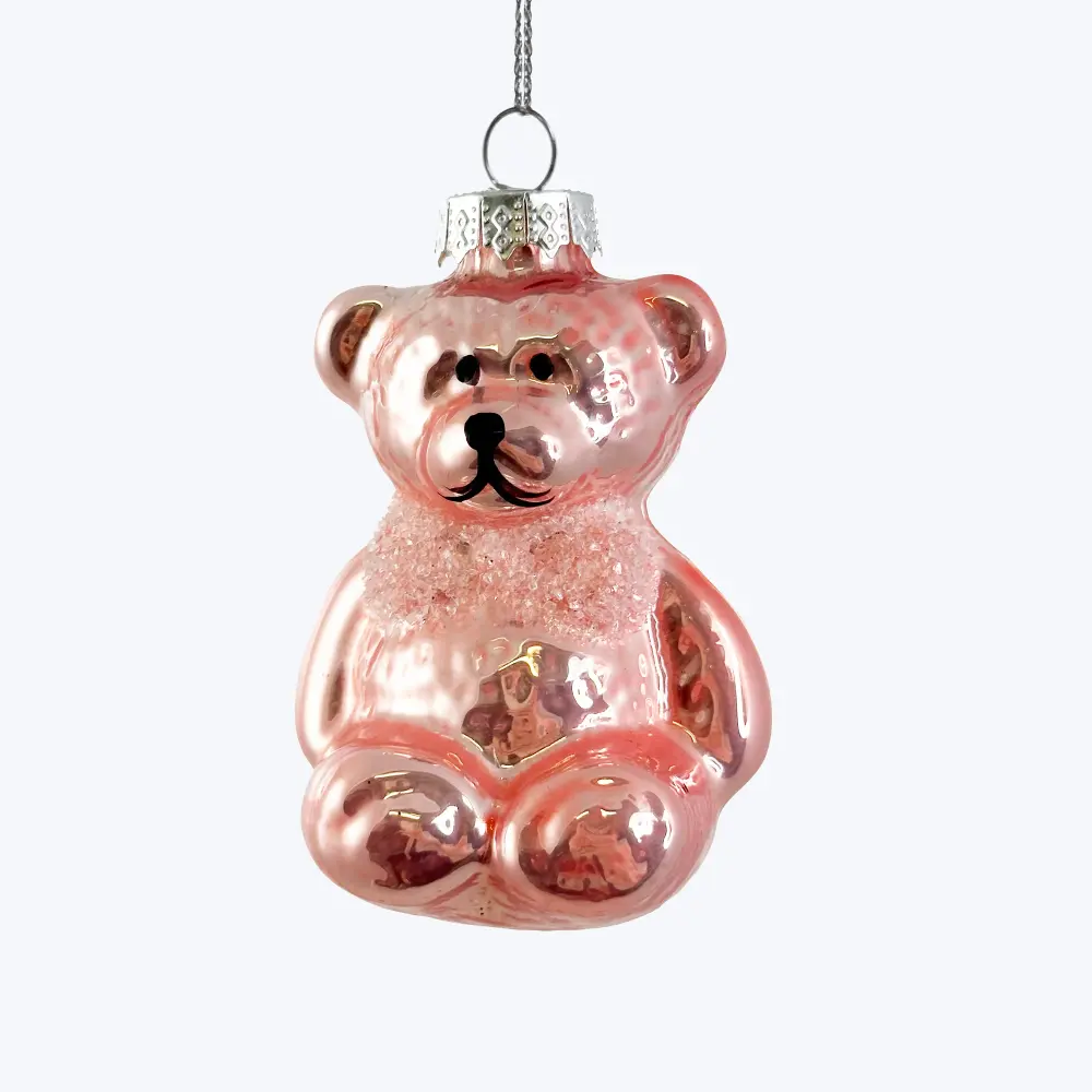 Glass Bear Ornament Ground Stakes