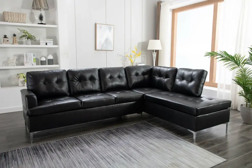 Old-school Black - Sectional