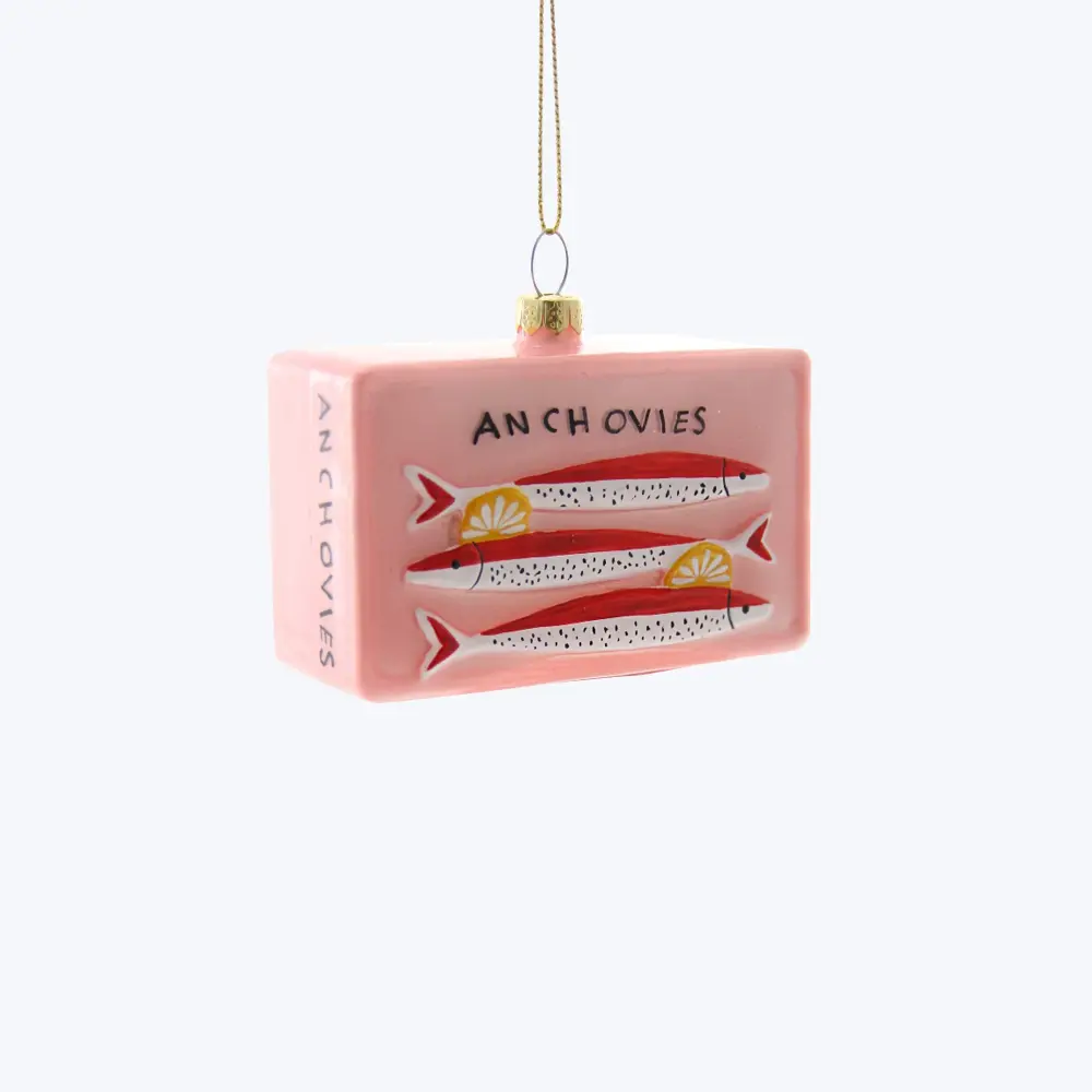 Premium Quality Anchovies Can Ornament