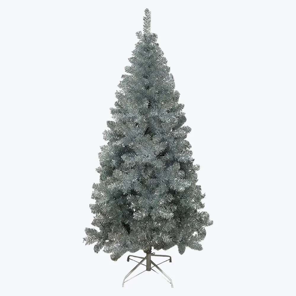 6' Un-Lit Chrome Point Tree