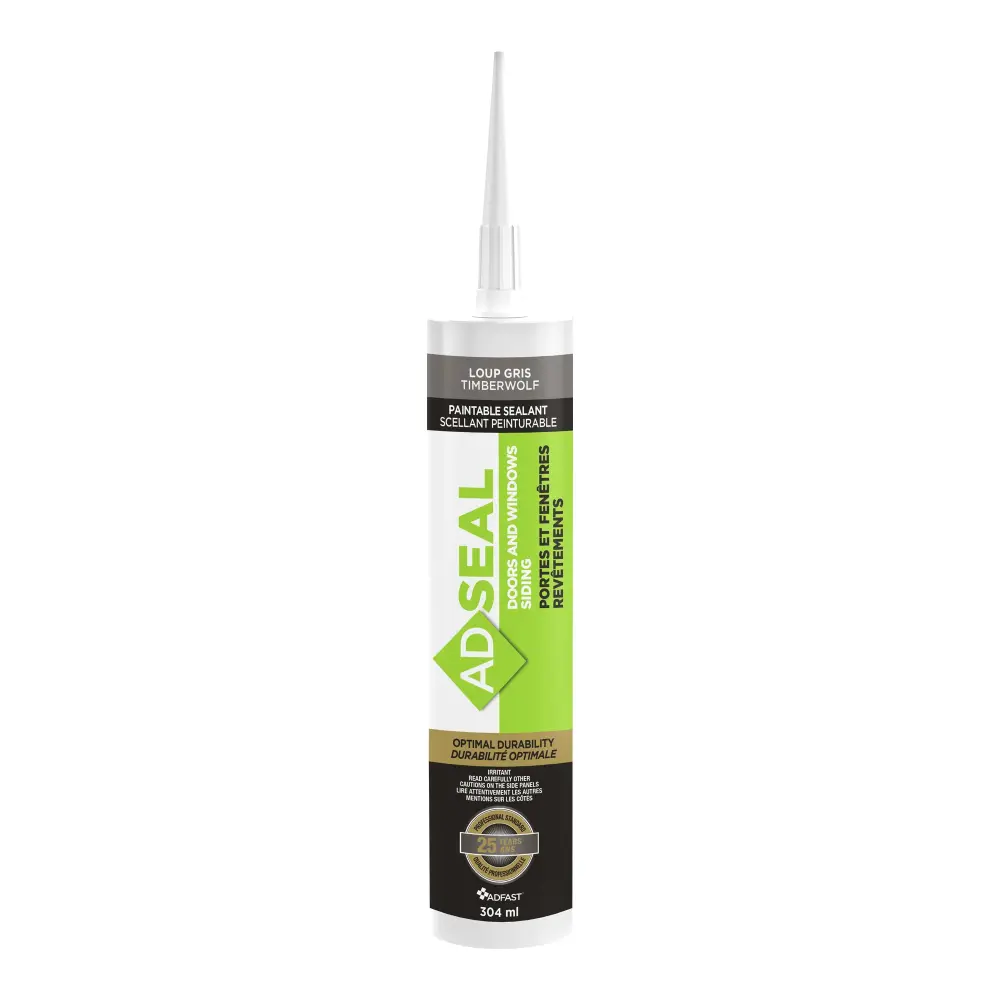 Extra-Wide Shimmer Weatherseal Hybrid Adhesive Sealant Paintable, Timberwolf
