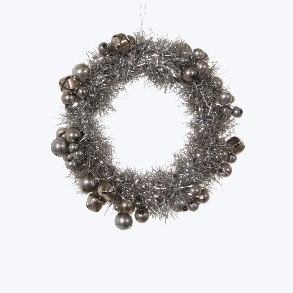 Jingle Bells Tinsel Wreath Ornament Holiday Garlands