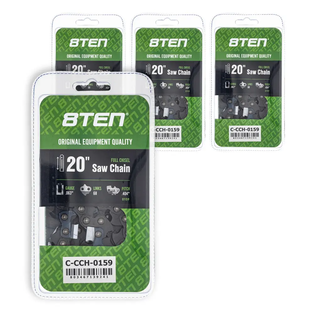 Chainsaw Chain 20 Inch .063 .404 68DL Husqvarna Stihl Solo Dolmar 39460050068 | SET FOUR