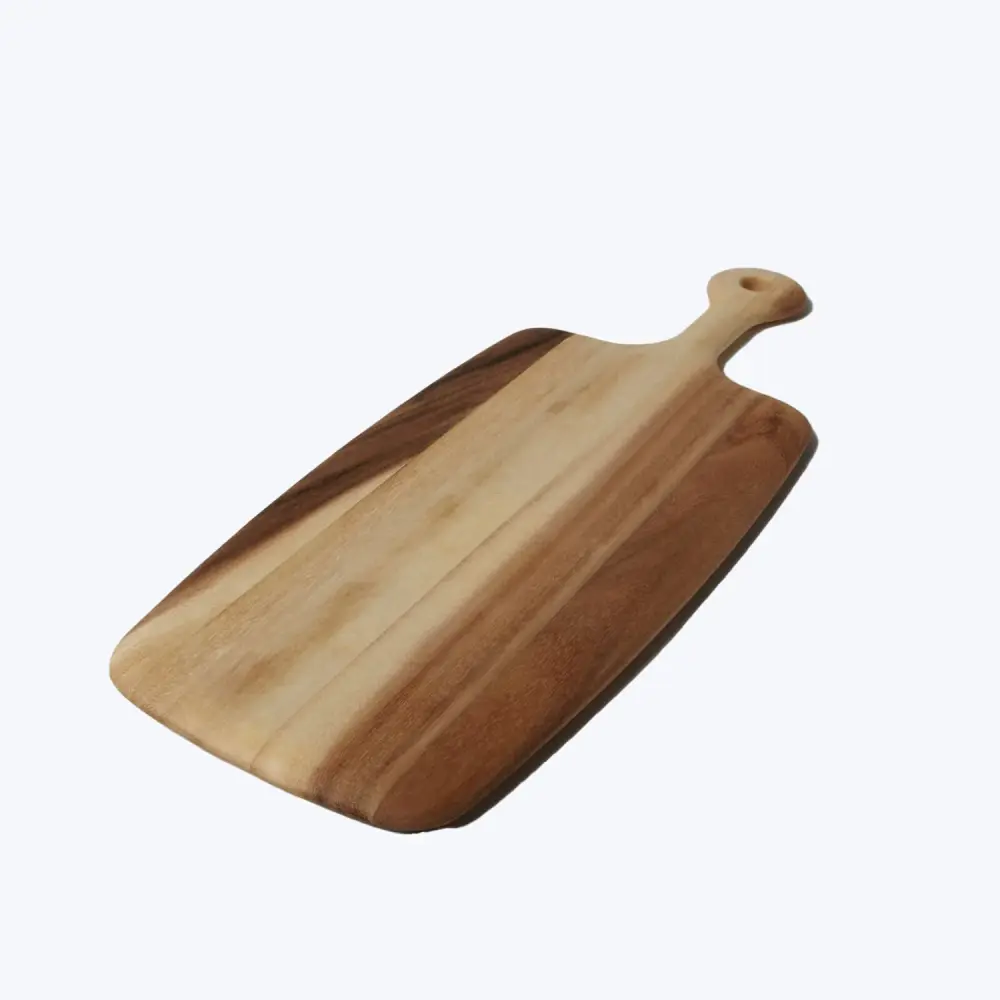 Acacia Rectangular Tapered Board w/ Rounded Handle