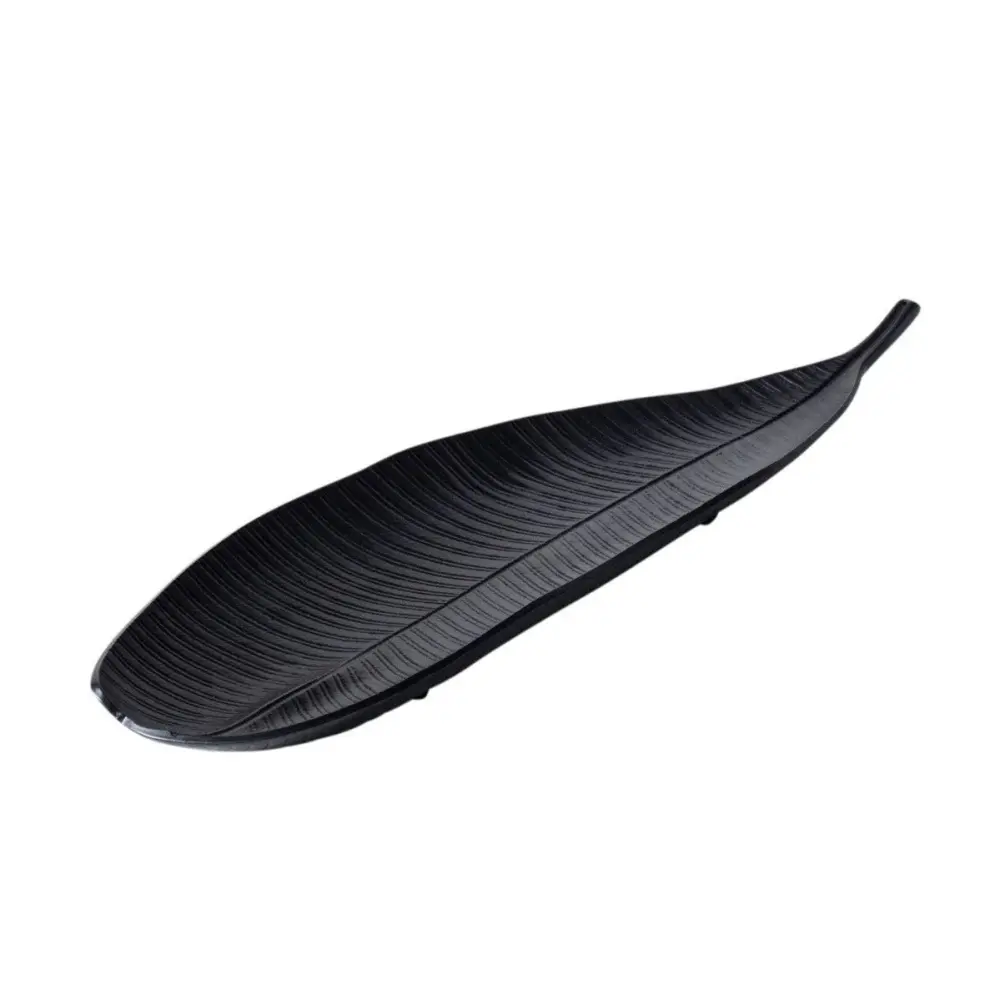 Avara Tropical Leaf Dish - Ebony