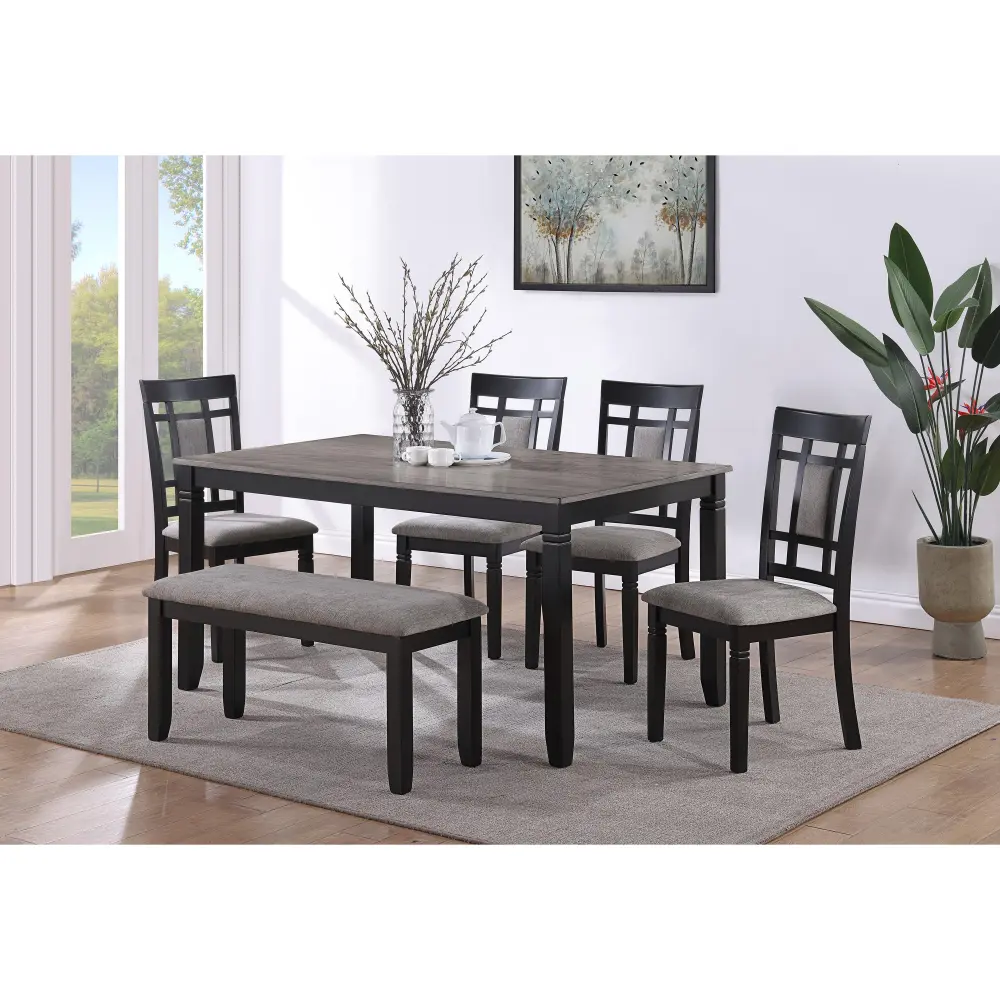 Diamond Modern Furniture CM Paige 6 pc Dinette 2325SET-LG