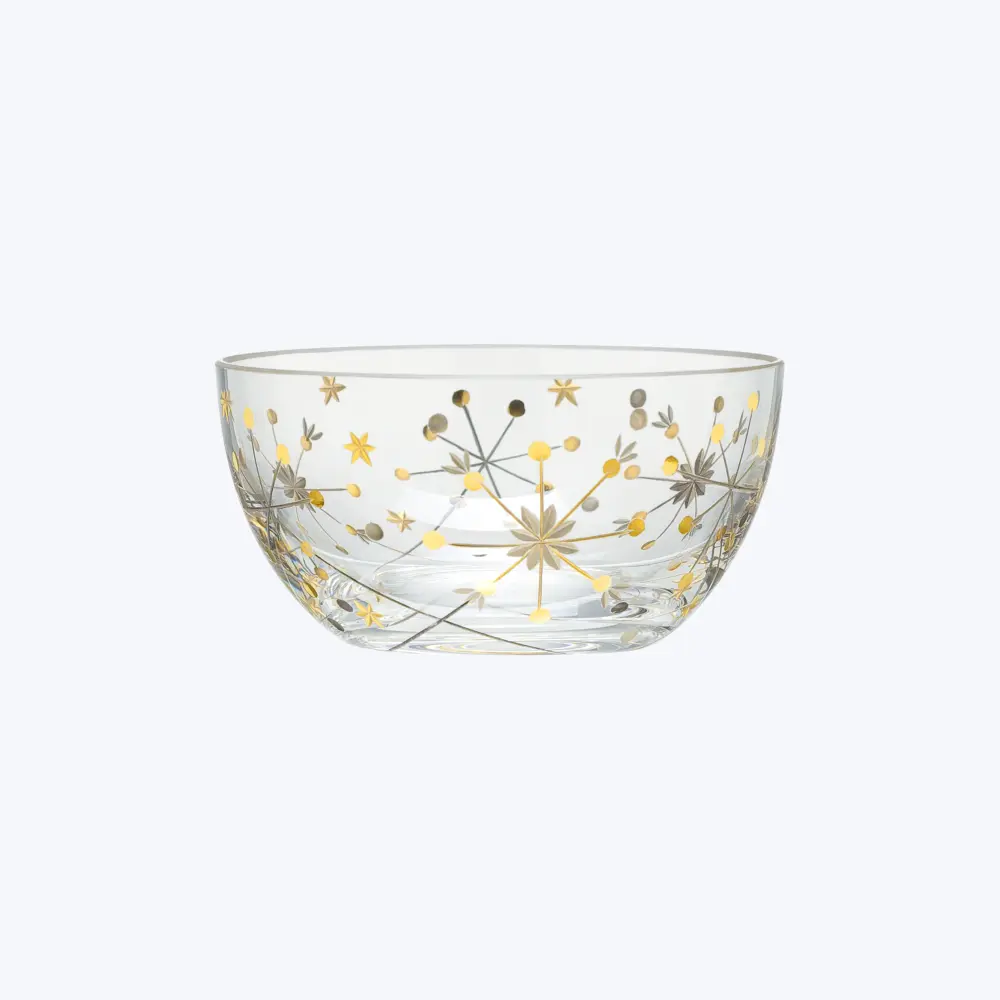 Fireworks Gilded Trinket Bowl I