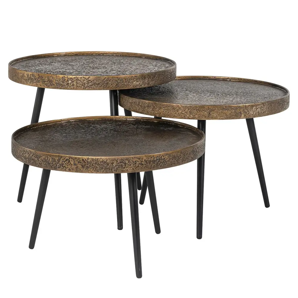 Luton Set 3 Round Coffee Tables