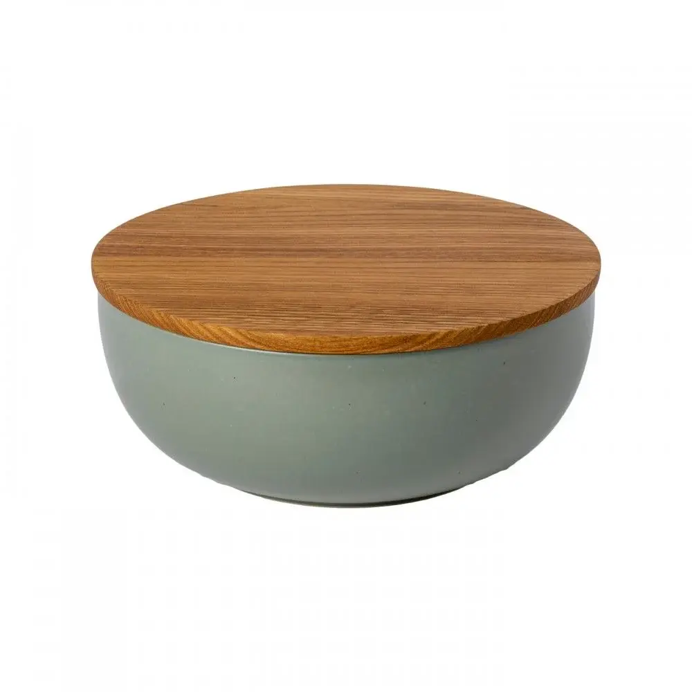 Pacifica Serving Bowl 10" Oak Wood Lid