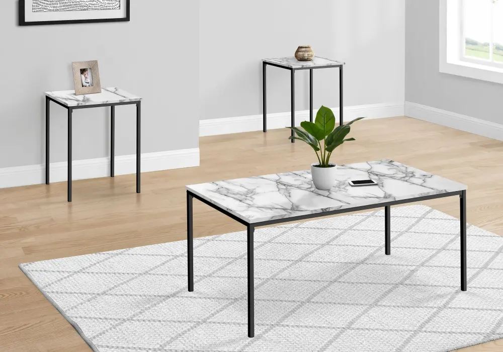 Table Set, Coffee, End, Contemporary, Current (Set 3)