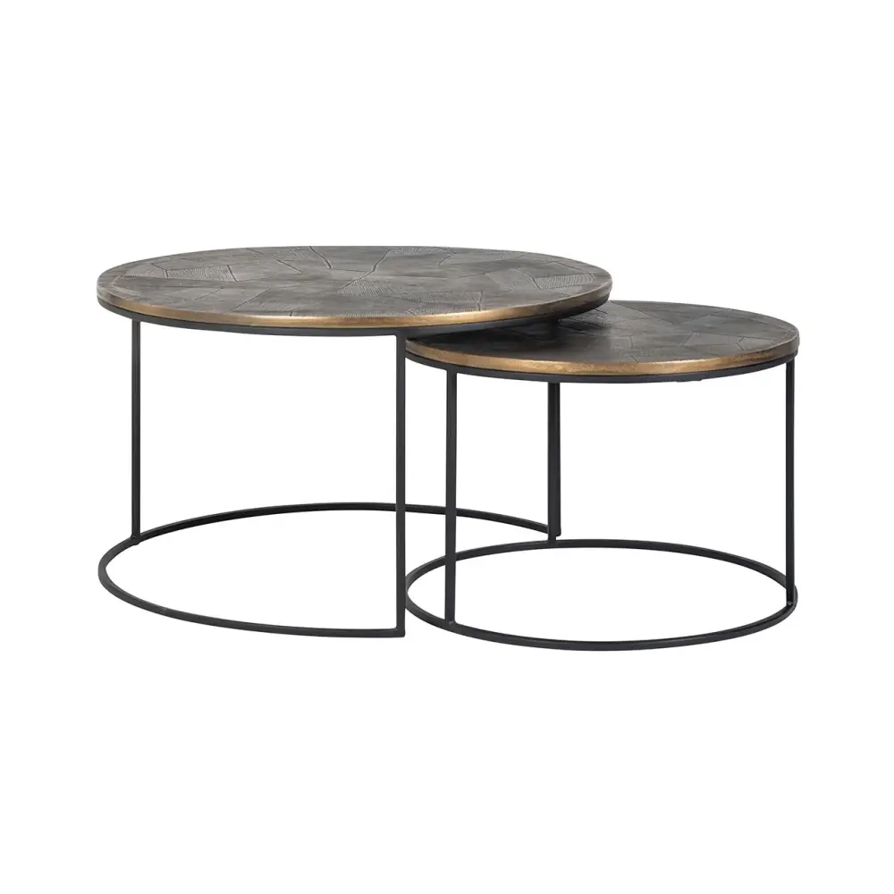 Tulum Set 2 Round Coffee Tables
