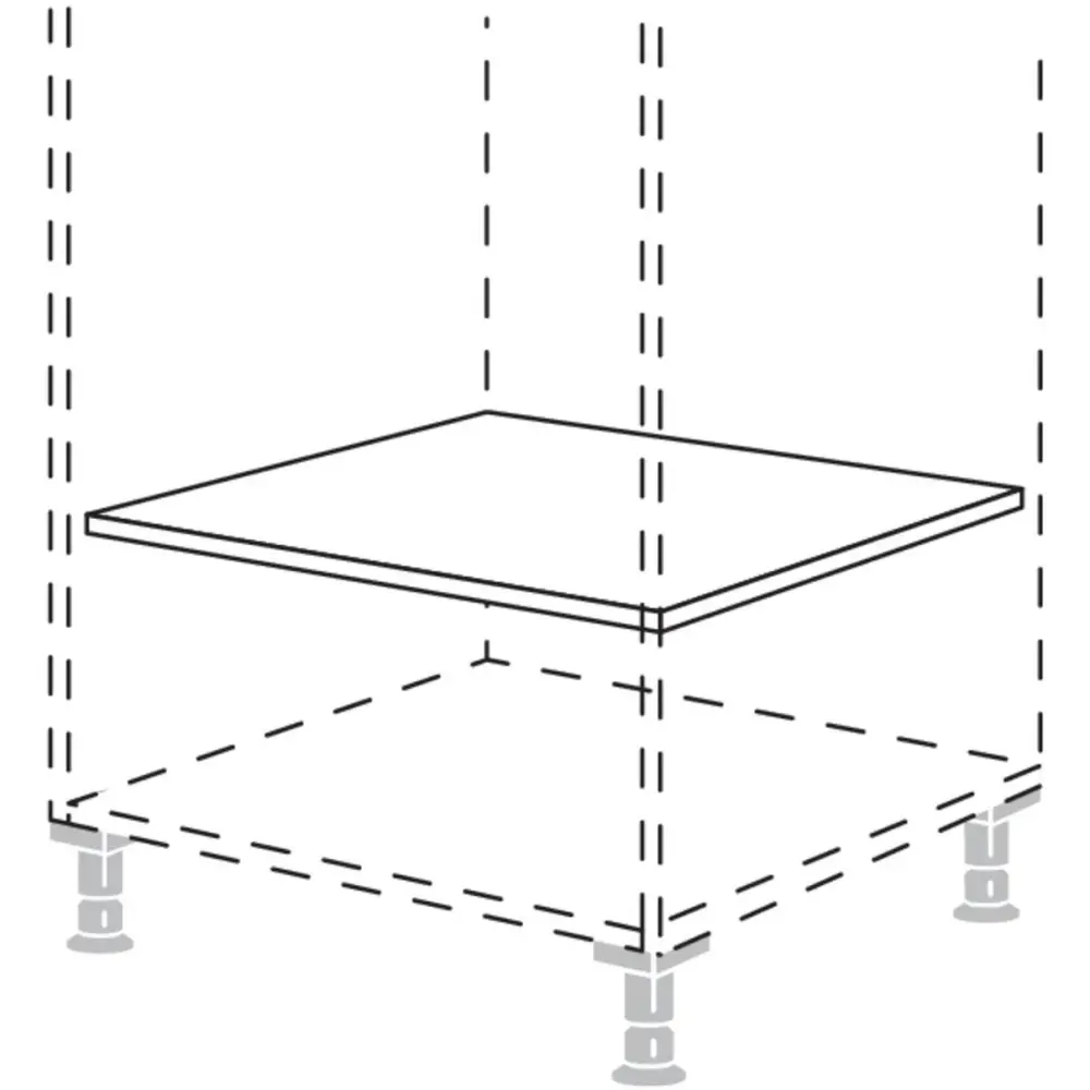 nobilia shelf base cabinets EB120 116,6 cm