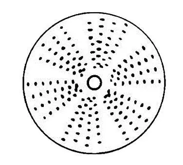 Electrolux Professional Food Readiness Grating Disc Water-Based Stainless Metal Steel 5/32" (4mm), dia. 300mm, 650152